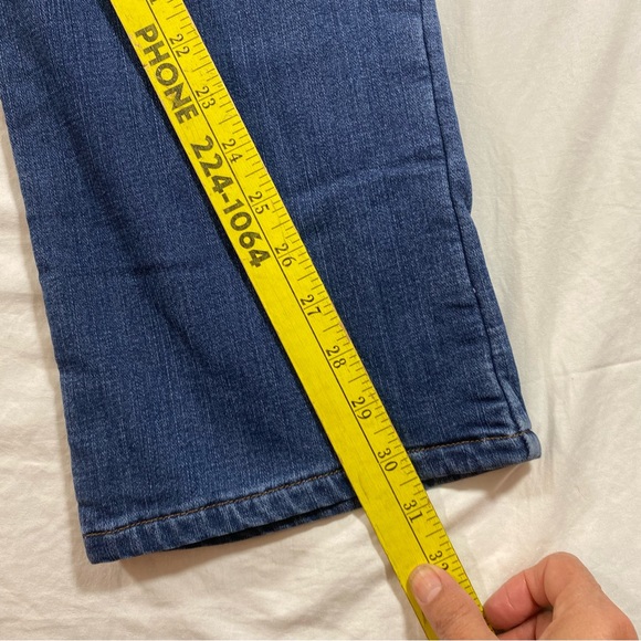 Lee Jeans Women’s 16 Straight Leg Relaxed Flannel Lined Jeans Winter jeans denim - Picture 8 of 8